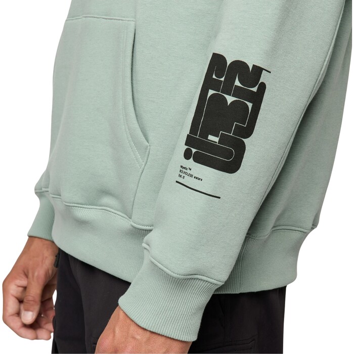 2024 Mystic Boundless Hood Sweat 35104.250105 - Frozen Green